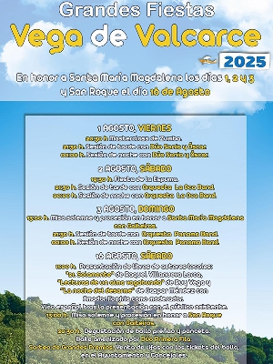 ¡Vuelven las Grandes Fiestas de Vega de Valcarce!